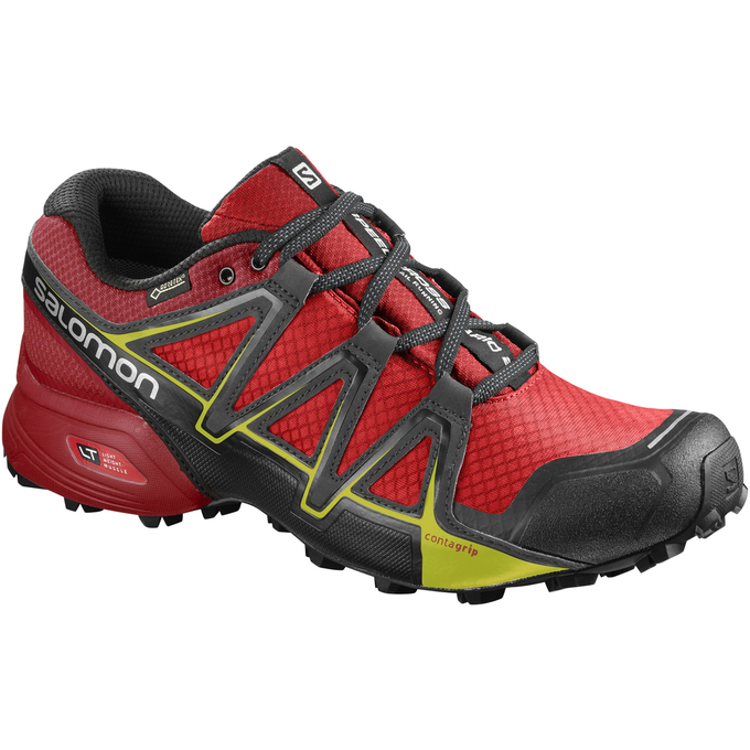 Salomon Trail Løbesko Herre Rød / Sort - SPEEDCROSS VARIO 2 GTX® (HUZKP-5094)